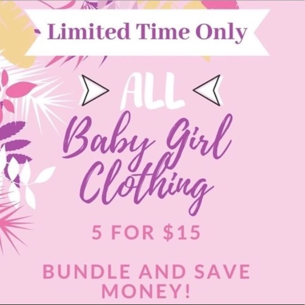 Baby clothes 5 for $15